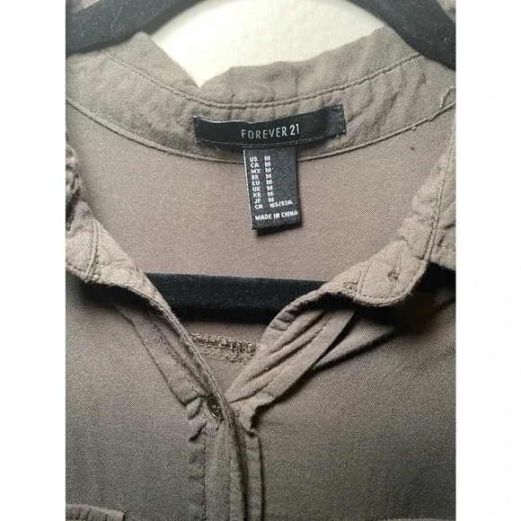 Forever 21 button down dress Size- M - Picture 3 of 3